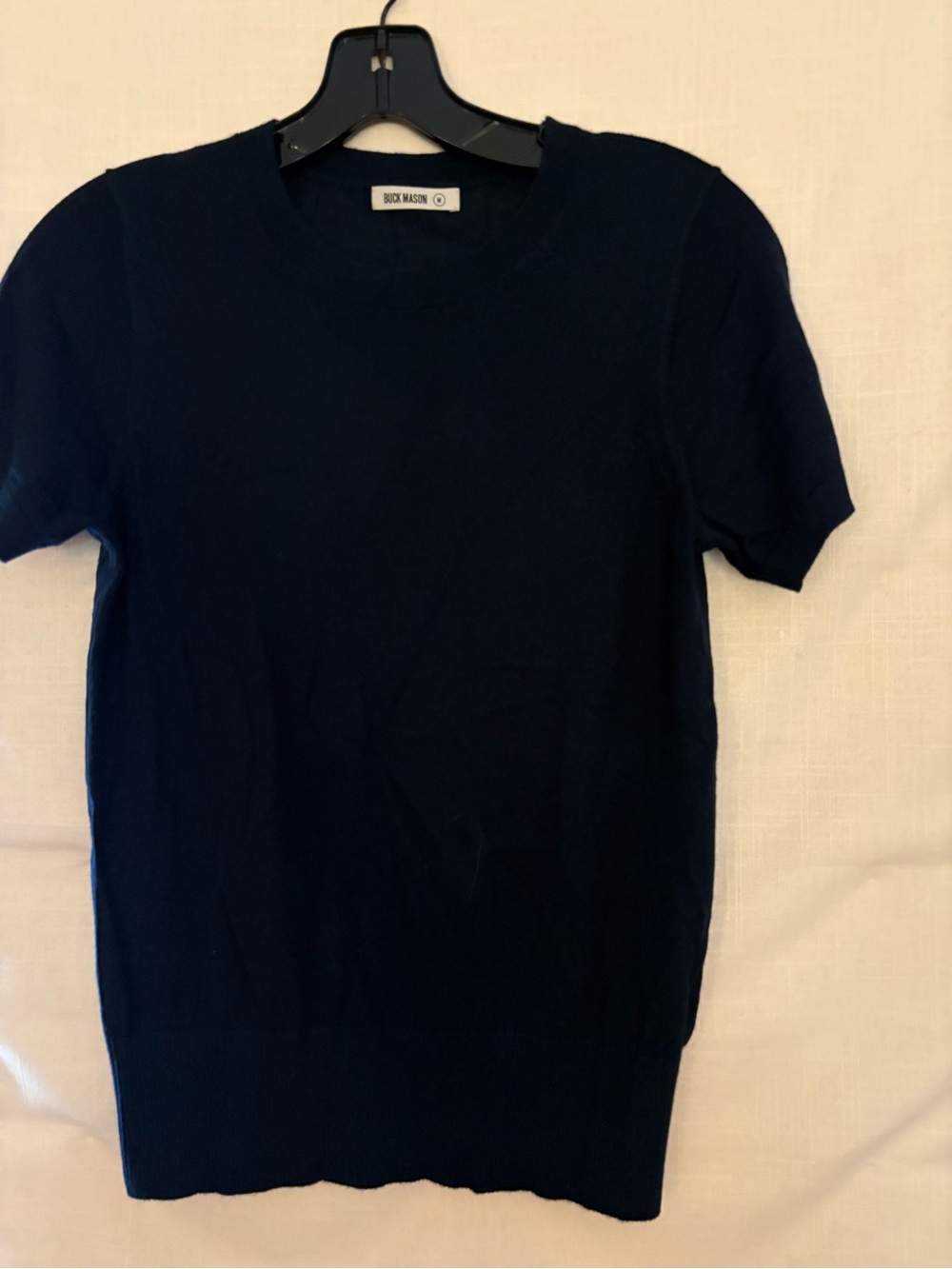 Buck Mason: Women’s Navy Short-Sleeve Crewneck Top